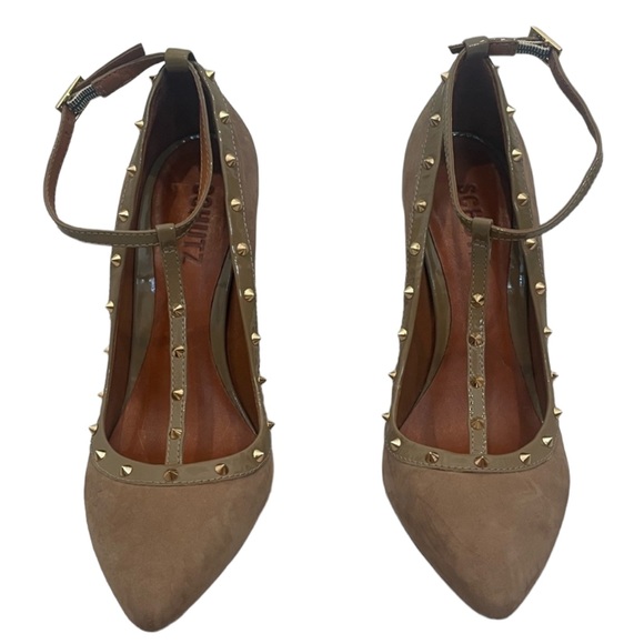 Schutz Studded Heels - Picture 9 of 10